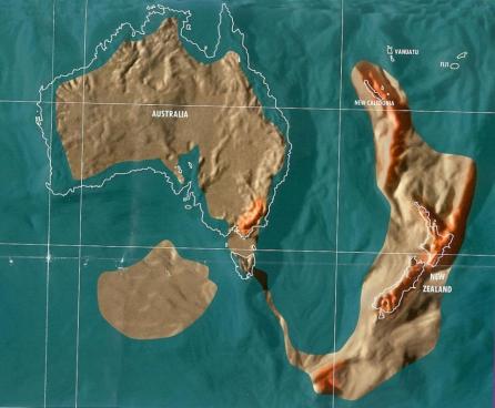 uture map of Australia and New Zealand by Gordon Scallion